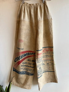 Double Down Vintage -  Antique Feedsack Trousers