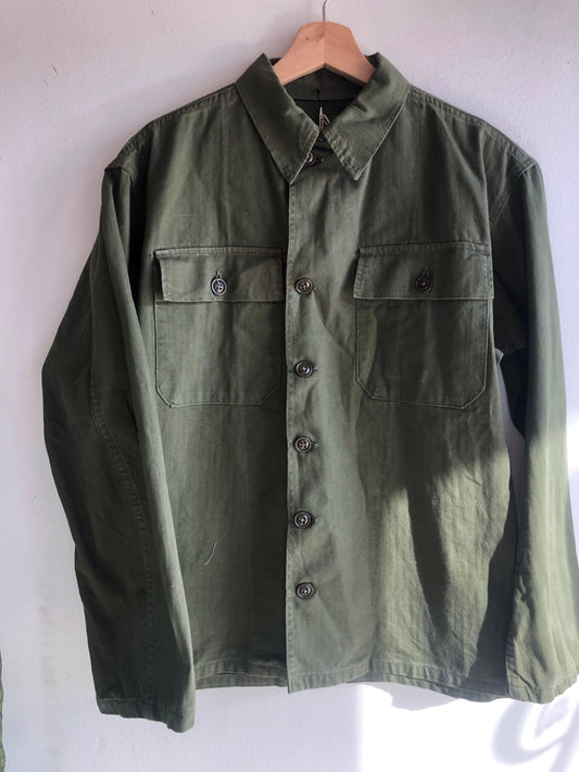 Vintage WW2 HBT Army Shirt - La Lovely Vintage 