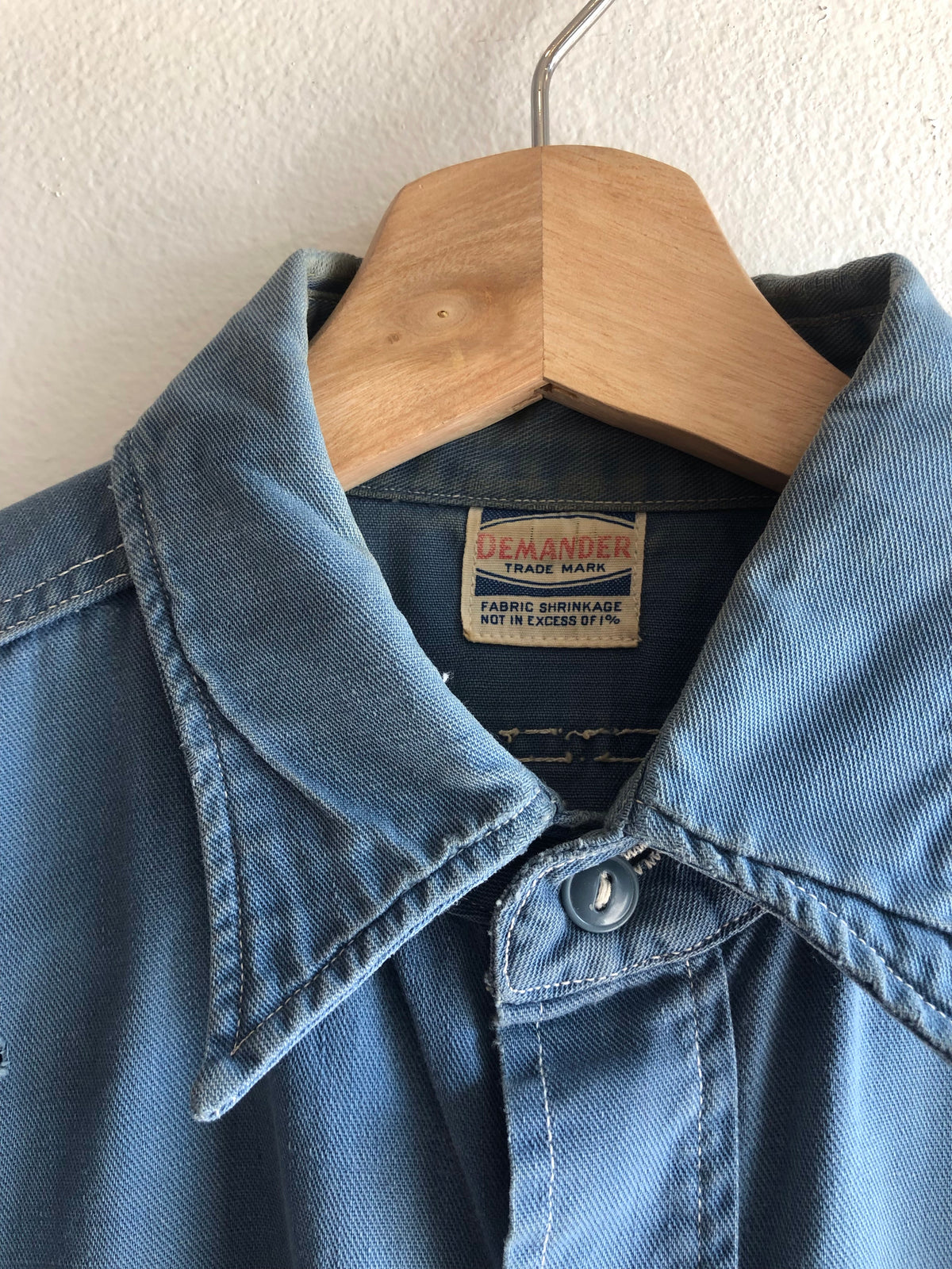 Vintage 1940’s “Demander” Button-Up Work Shirt - La Lovely Vintage 