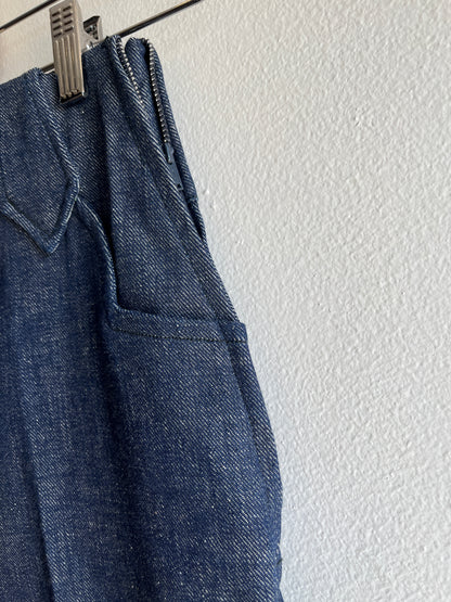 Vintage 1950’s  Prior Denver Deadstock Side-Zip Denim Jeans - La Lovely Vintage 