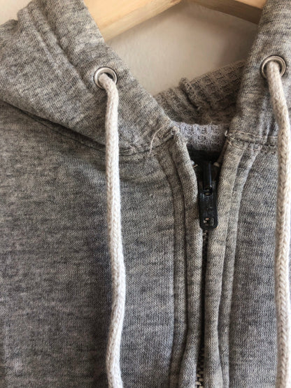 Vintage 1960’s Thermal Lined Hooded Zip-Up Sweatshirt - La Lovely Vintage 