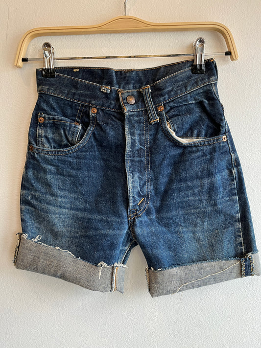 Vintage 1960’s Levi’s “Big E” 4170217 Denim Shorts - La Lovely Vintage 