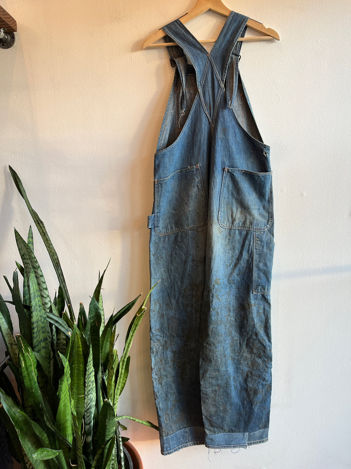 Vintage 1940’s Unbranded Denim Overalls - La Lovely Vintage 