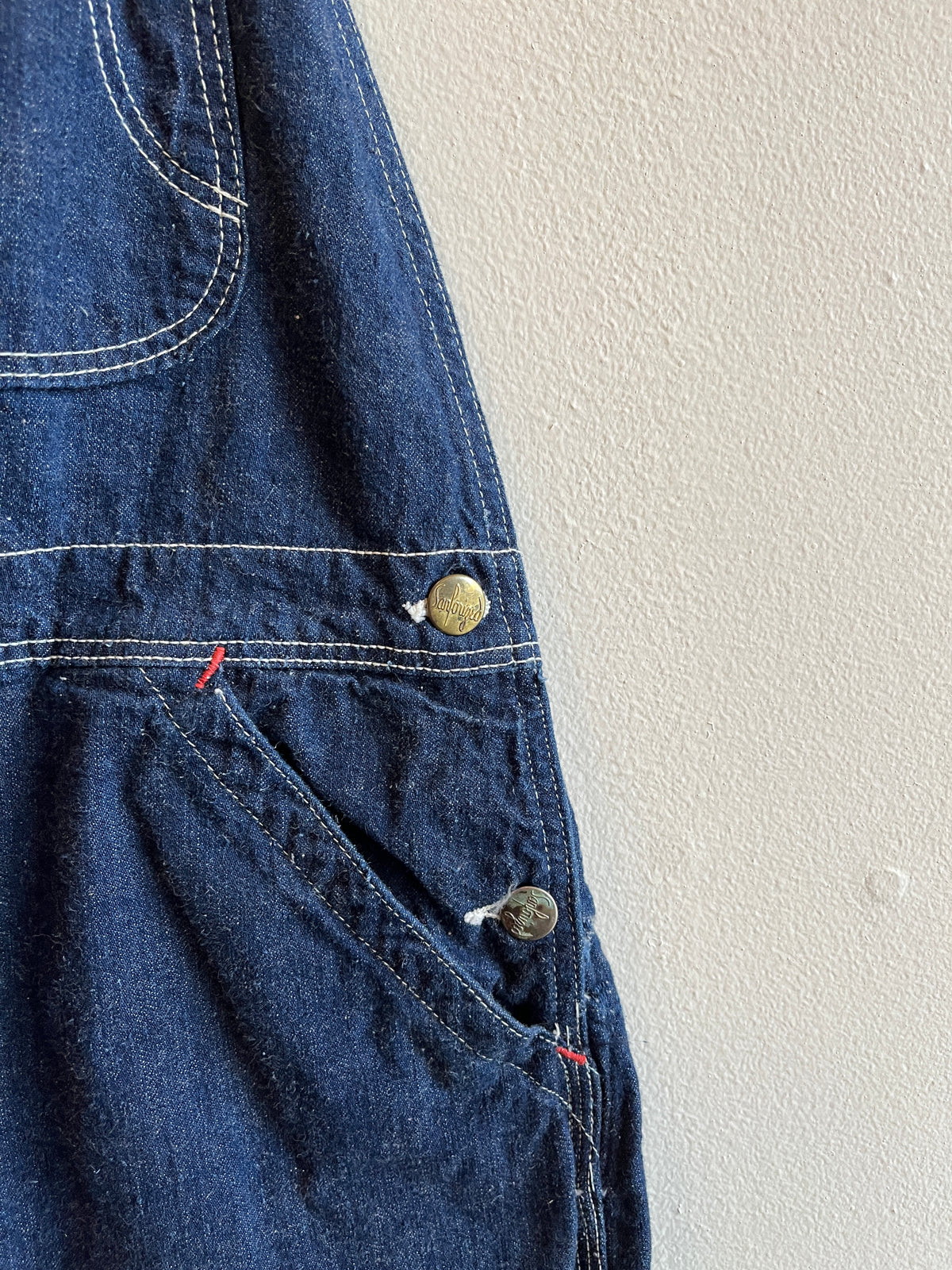 Vintage 1940/1950’s Blue Bell Darkwash Denim Overalls