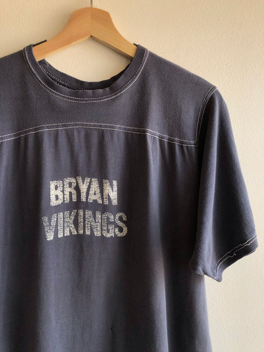 Vintage 1970’s “Bryan Vikings” Football Jersey T-Shirt - La Lovely Vintage 