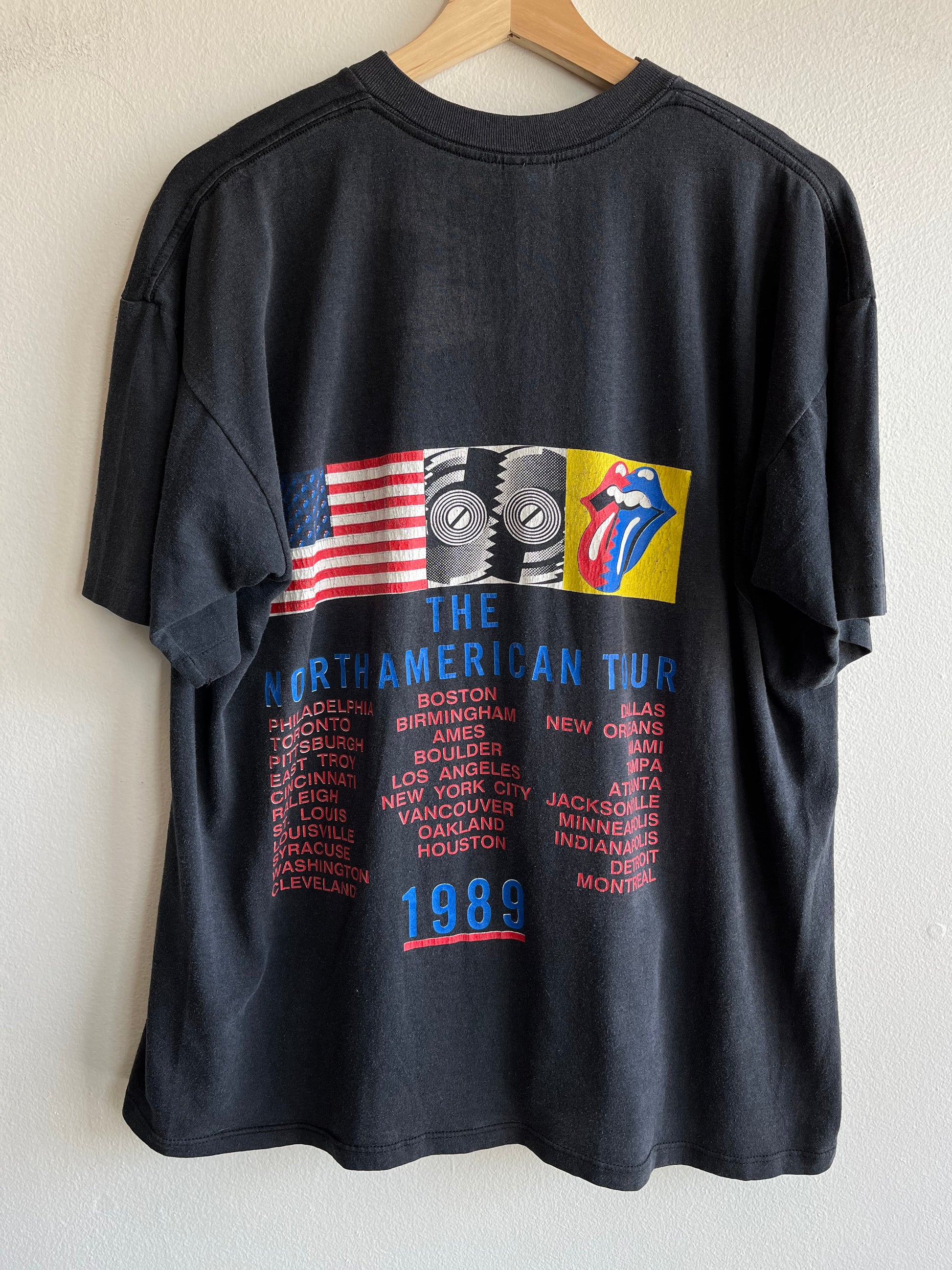 Vintage 1989 Rolling Stones Tour T-Shirt - La Lovely Vintage 
