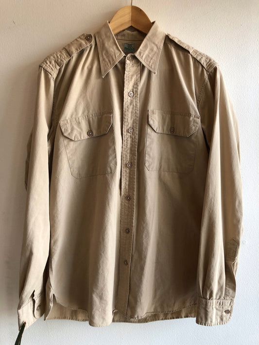 Vintage 1940’s Military Button-Up Shirt - La Lovely Vintage 