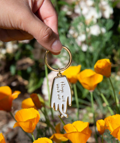People I’ve Loved - Things Will Work Out Enamel Keychain