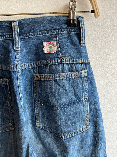Vintage 1940/1950’s Duck Head Denim Side-Zip Jeans