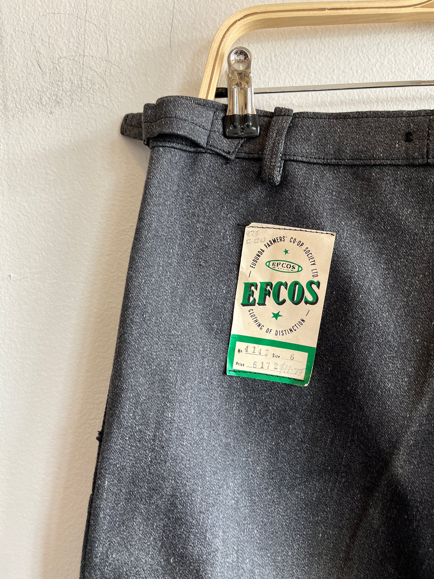 Vintage Deadstock Salt and Pepper “Bradmill Cloth” Work Pants