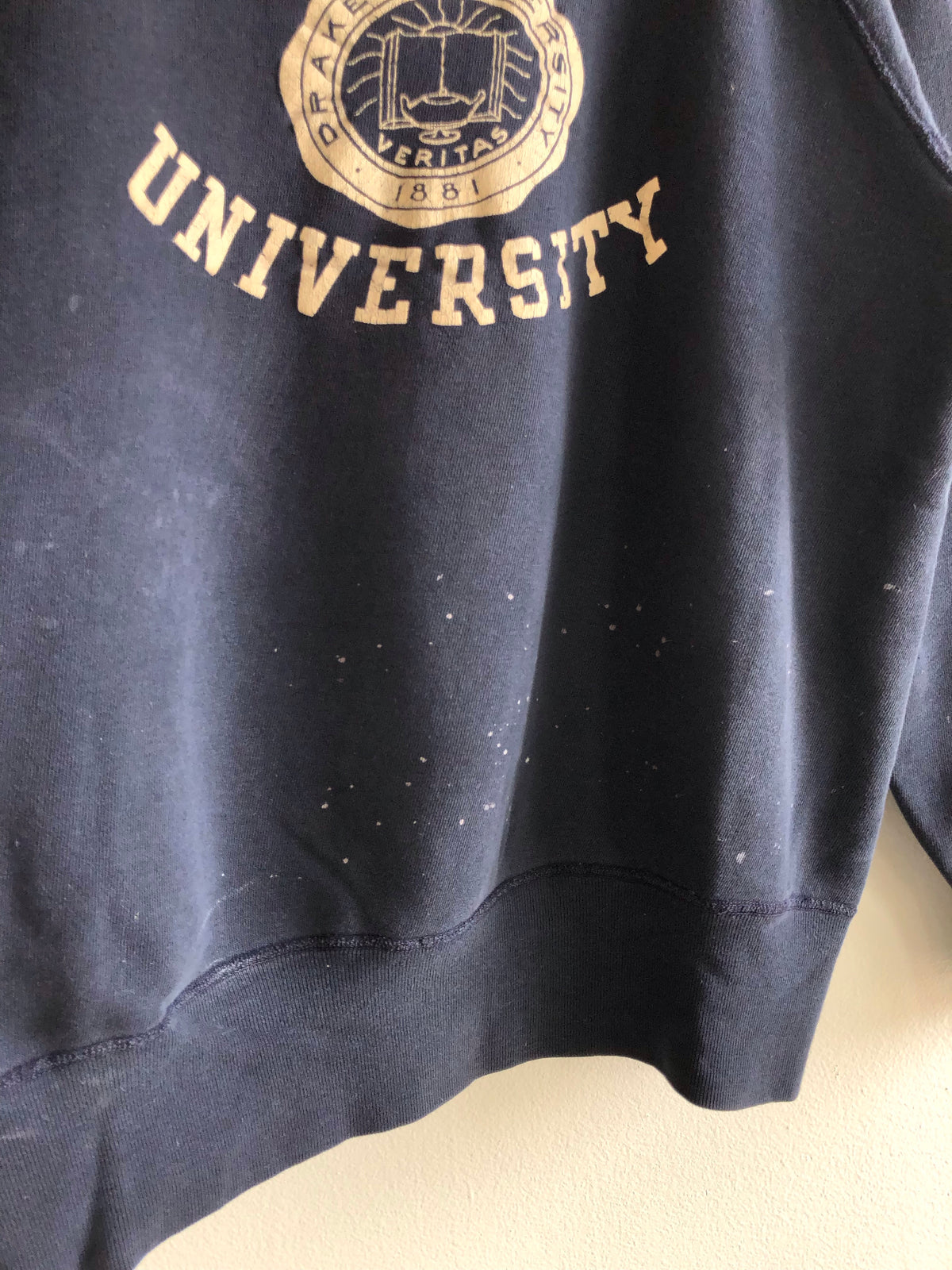 Vintage 1950’s Champion “Running Man” Drake College Sweatshirt - La Lovely Vintage 