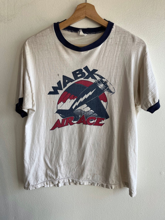 Vintage 1960/70’s “WABX Air Ace” T-Shirt - La Lovely Vintage 