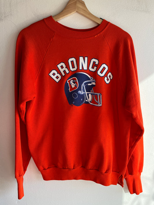 Vintage 1980’s Denver Broncos Crewneck Sweatshirt - La Lovely Vintage 