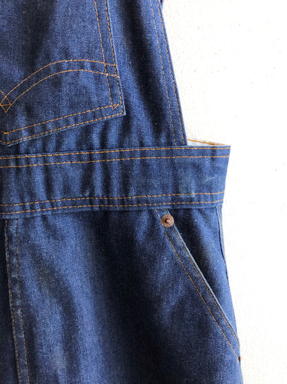 Vintage 1970’s Levi’s “Big E” One-Wash Overall Skirt - La Lovely Vintage 