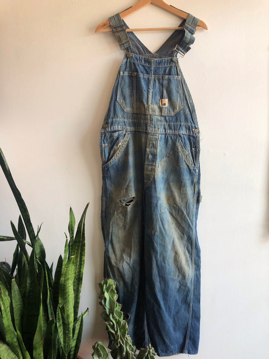 Vintage 1940/1950’s O’Bryan Bros “Duck Head” Denim Overalls - La Lovely Vintage 