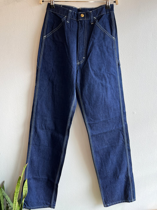 Vintage 1970’s/1980’s Lee Denim Carpenter Jeans - La Lovely Vintage 
