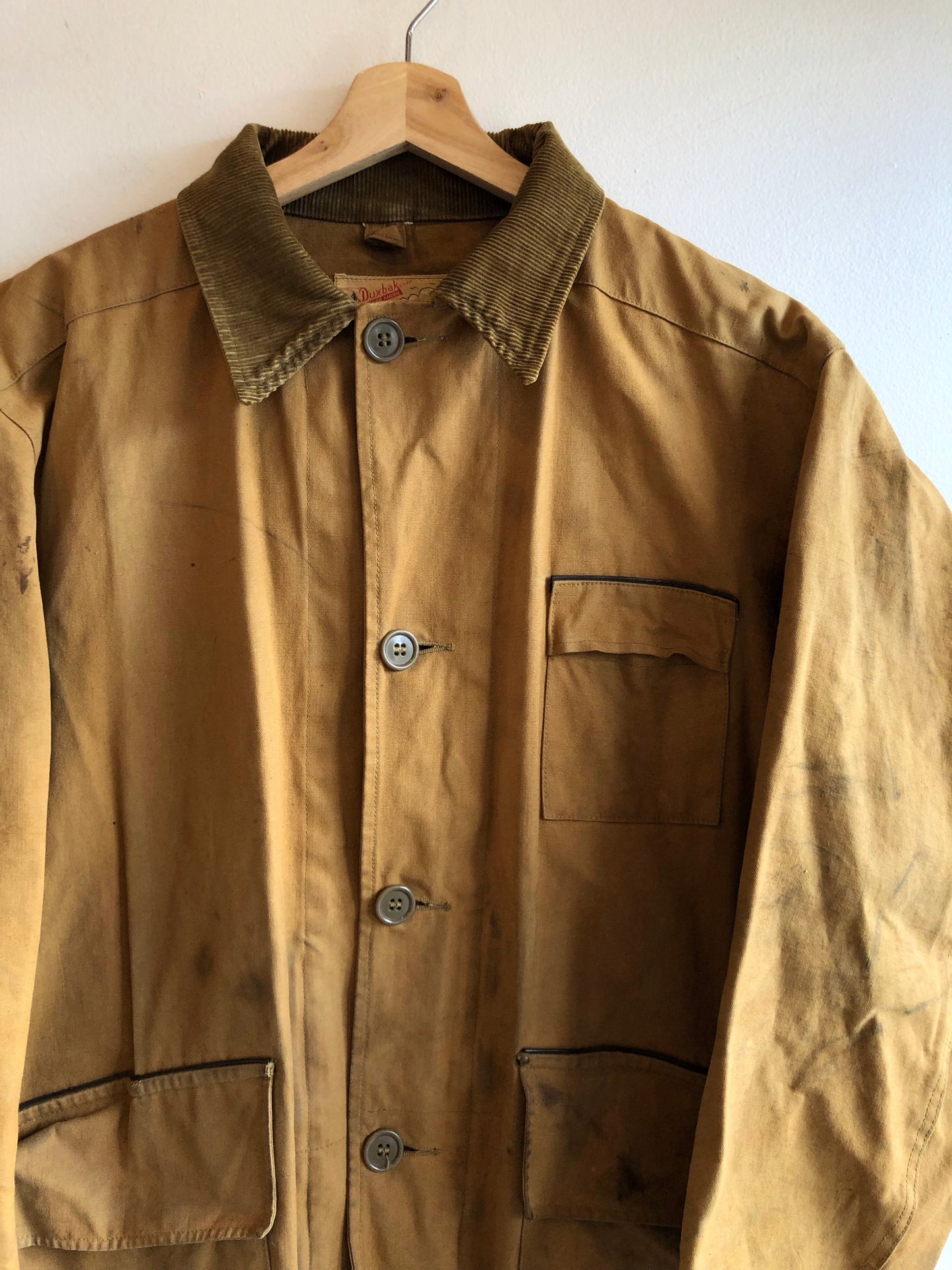 Vintage 1940/50’s Duxbak “Mohawk” Canvas Hunting Jacket - La Lovely Vintage 