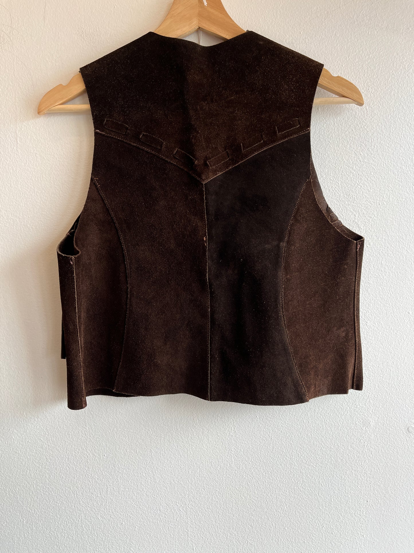 Vintage 1970’s Fringe Suede Vest