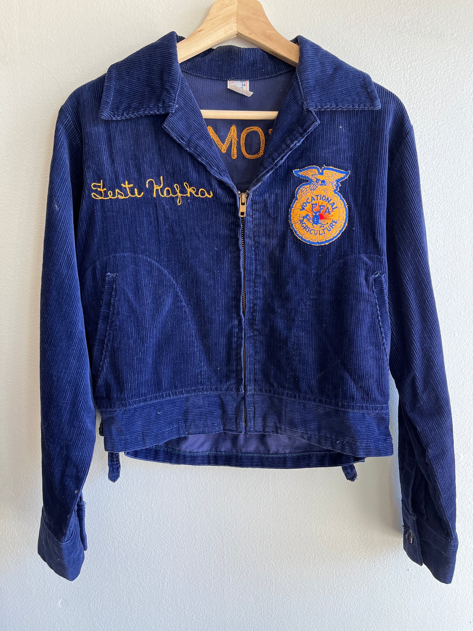 Vintage 1970’s F.F.A. Corduroy Work Jacket