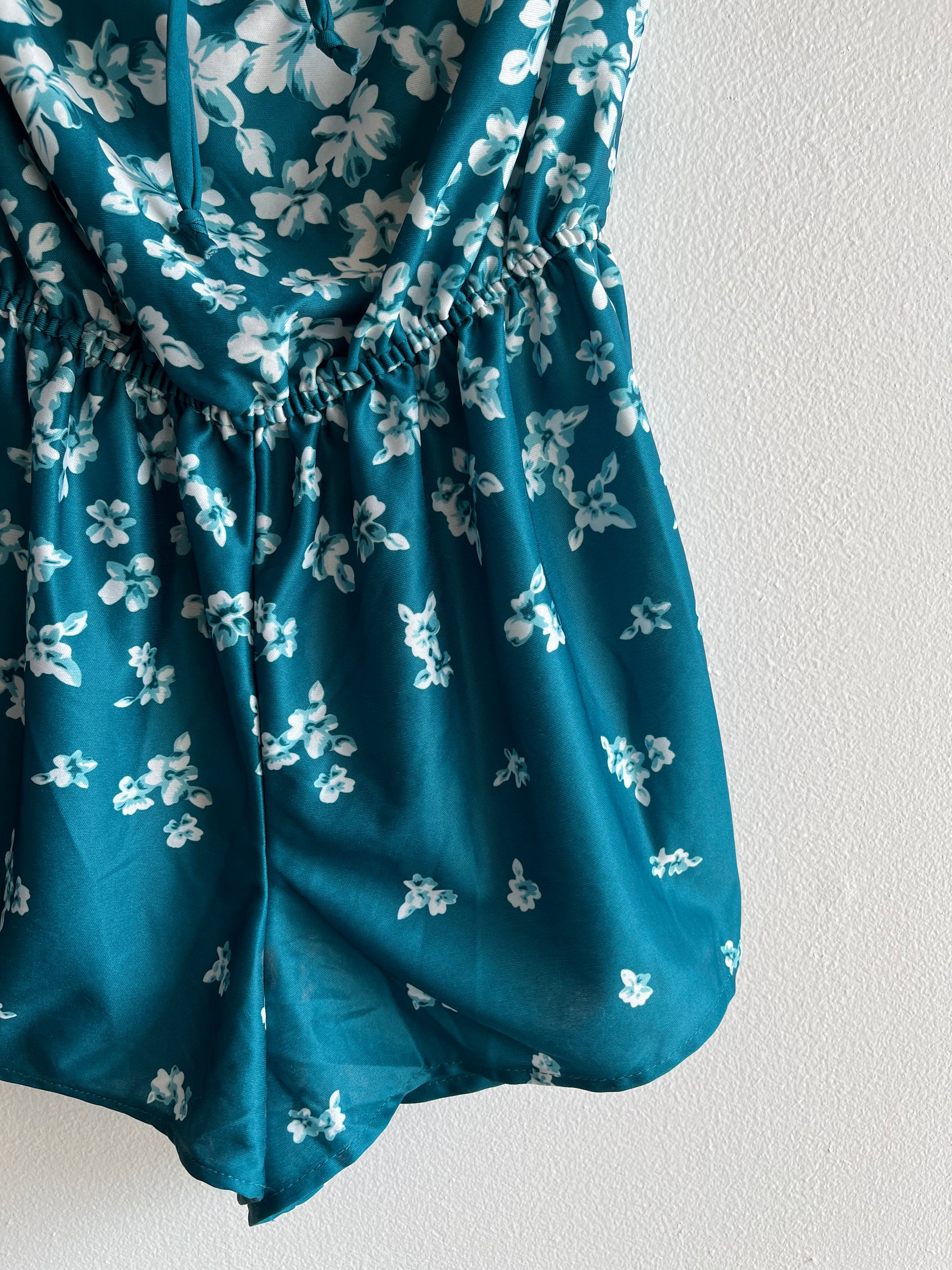 Vintage 1980’s “CW Classics” Floral Romper - La Lovely Vintage 