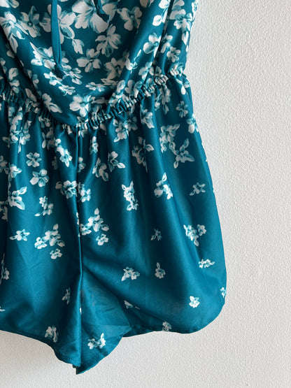 Vintage 1980’s “CW Classics” Floral Romper - La Lovely Vintage 
