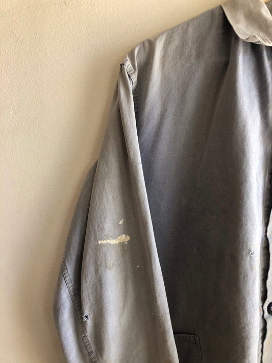 Vintage Sun-Faded 1970’s French Chore Coat - La Lovely Vintage 