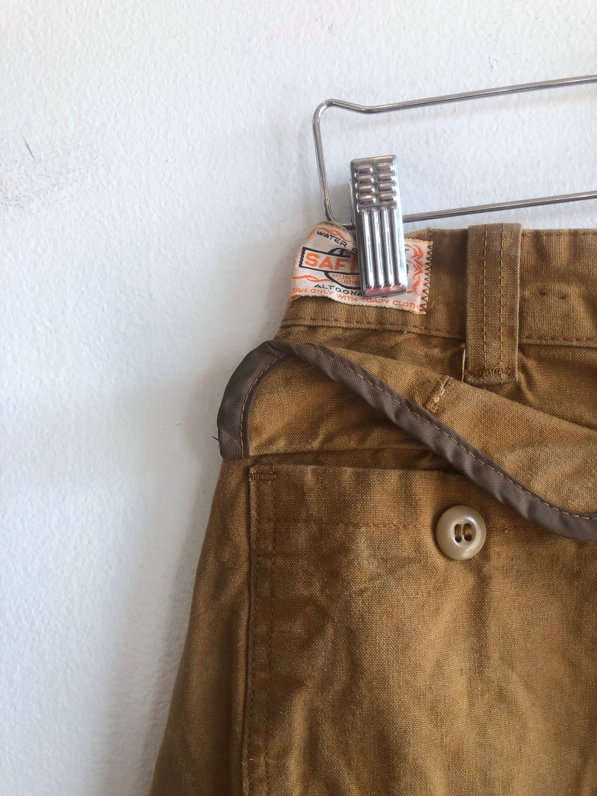 Vintage 1970’s “Saf-T-Bak” Hunting Jacket and Pants Set - La Lovely Vintage 