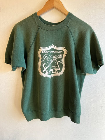 Vintage 1960’s “Rocky Mountain Grace Camp” Short Sleeve Sweatshirt