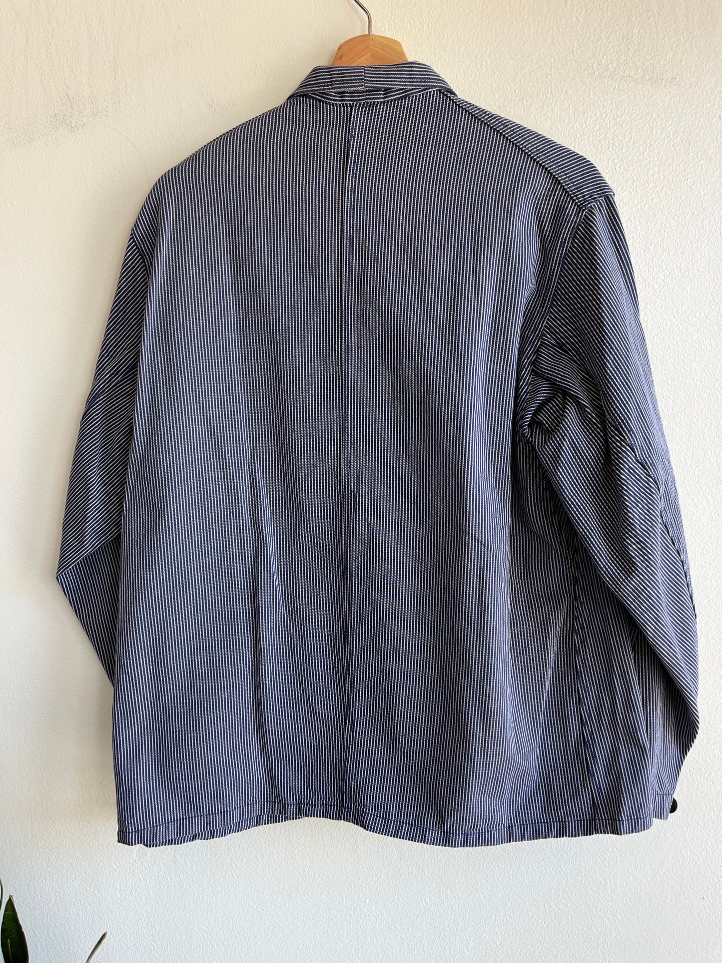 Vintage 1970’s Deadstock German Striped Chore Coat - La Lovely Vintage 