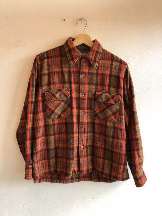 Vintage 1970’s Val-Mark Wool Flannel Shirt - La Lovely Vintage 