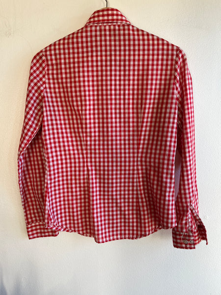Vintage 1960’s Levi’s “Big E” Gingham Button-Up Shirt
