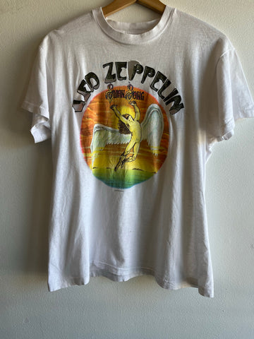 Vintage 1984 Led Zeppelin Swan Song T-Shirt