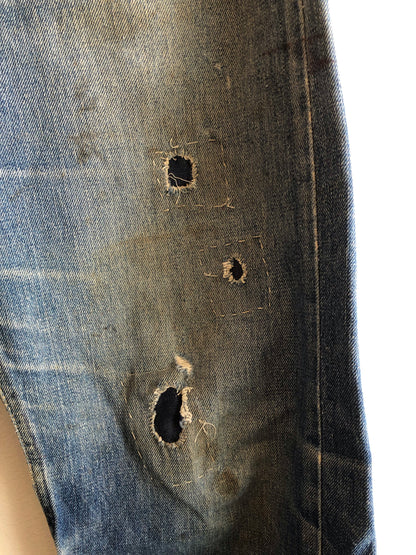 Vintage 1950’s Foremost Half-Selvedge Denim Jeans - La Lovely Vintage 