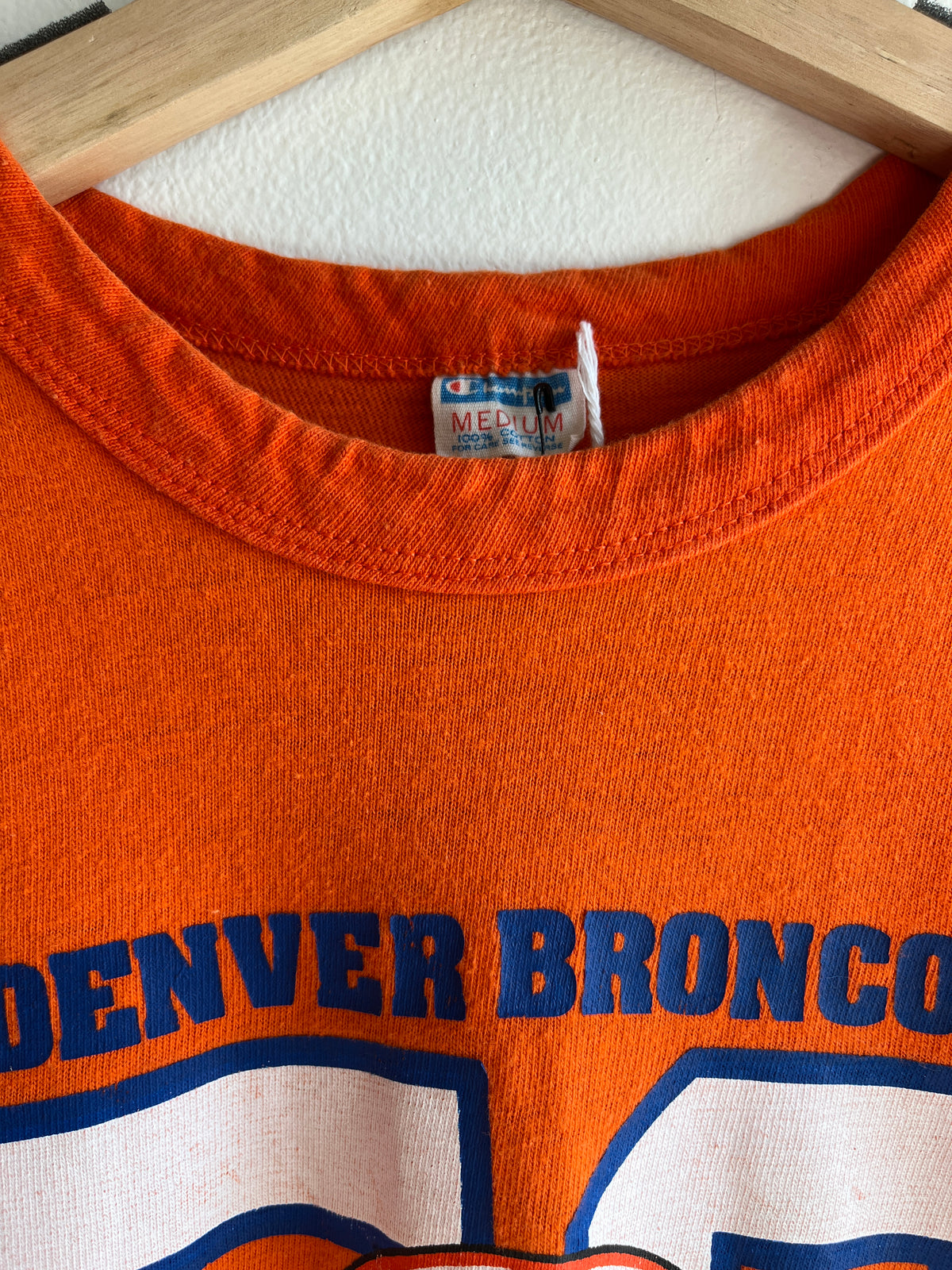 Vintage 1970’s Denver Broncos Champion Football Jersey T-Shirt - La Lovely Vintage 