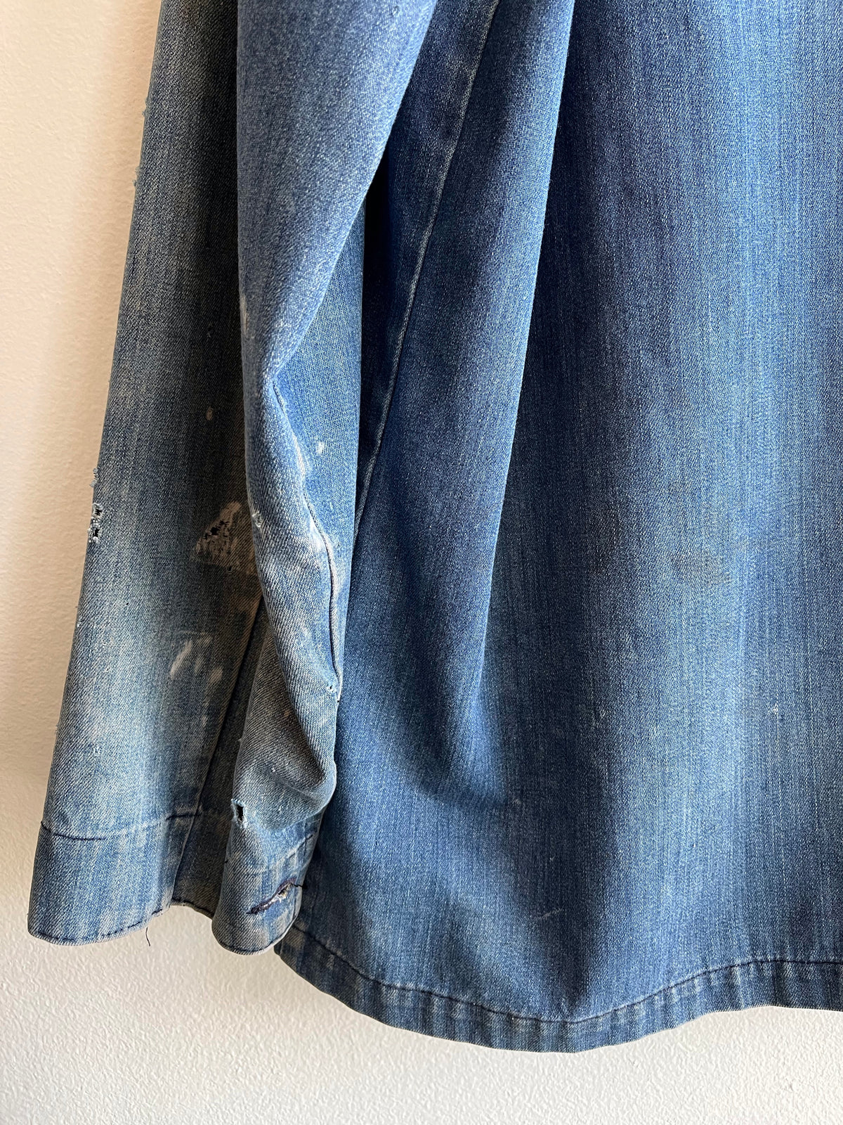 Vintage 1950’s Donut Button Denim Chore Coat