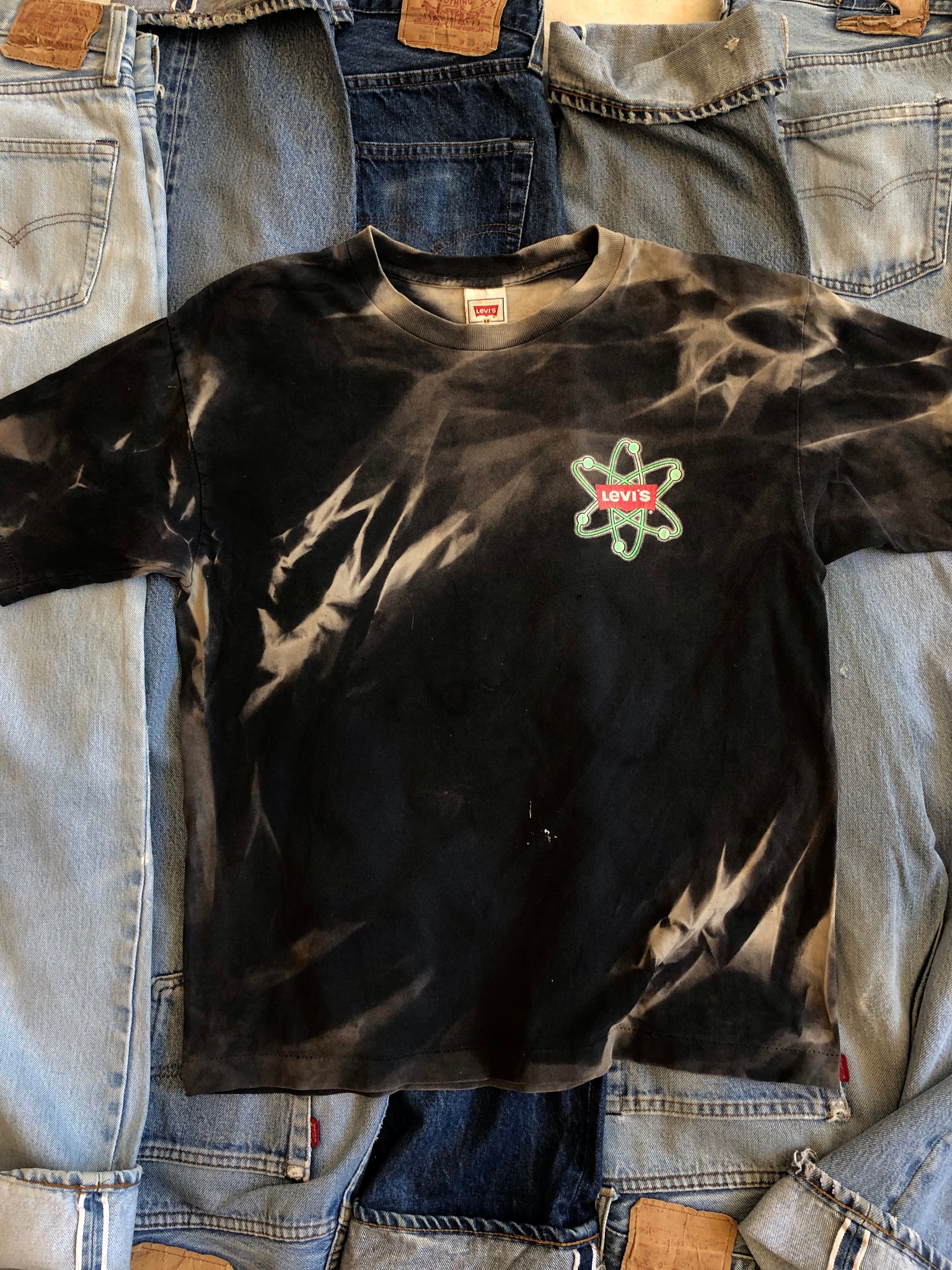 Vintage 1990’s Levi’s Sun-Faded Atomic T-Shirt