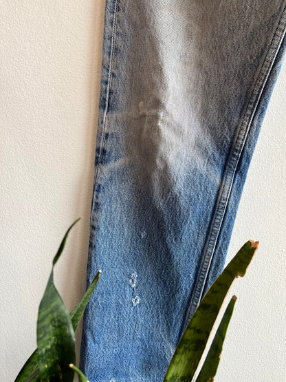 Vintage 1980’s Levi’s 501 Repaired Denim Jeans