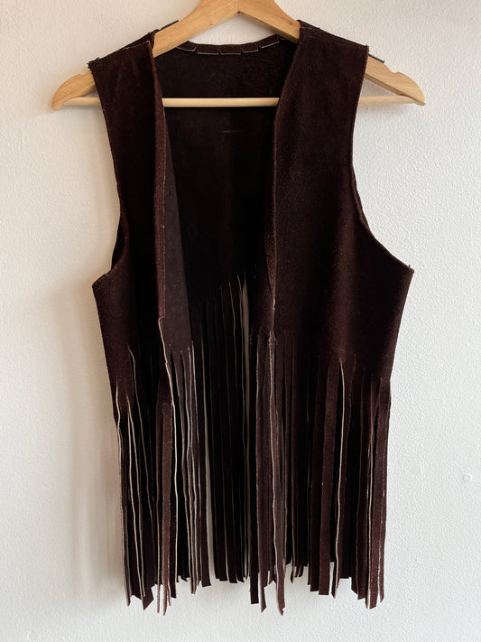 Vintage 1970’s Fringe Suede Vest