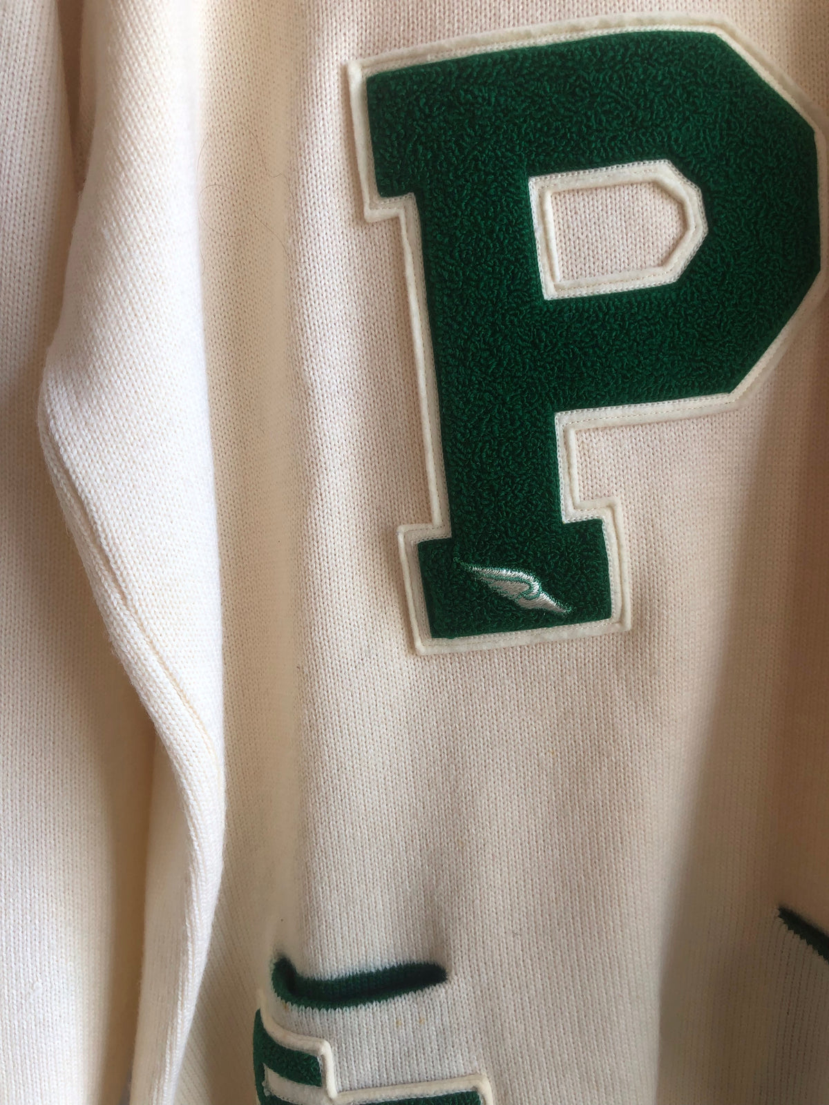 Vintage 1950’s Peninsula High School  Varsity Sweater w/ Pockets - La Lovely Vintage 