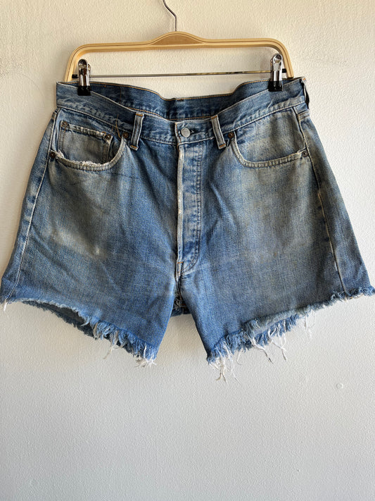 Vintage 1960’s Levi’s “Big E” 501 Selvedge Denim Shorts - La Lovely Vintage 