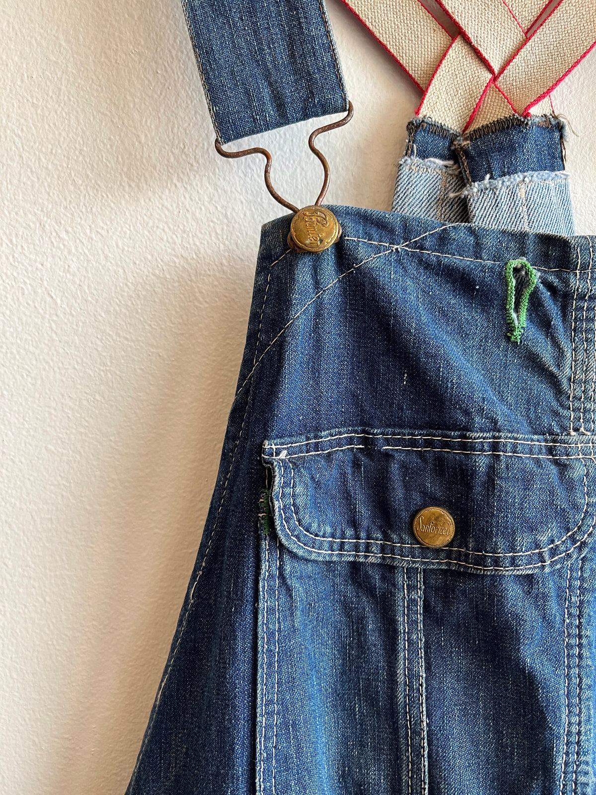 Vintage 1940’s Pointer Brand Low-Back Overalls - La Lovely Vintage 