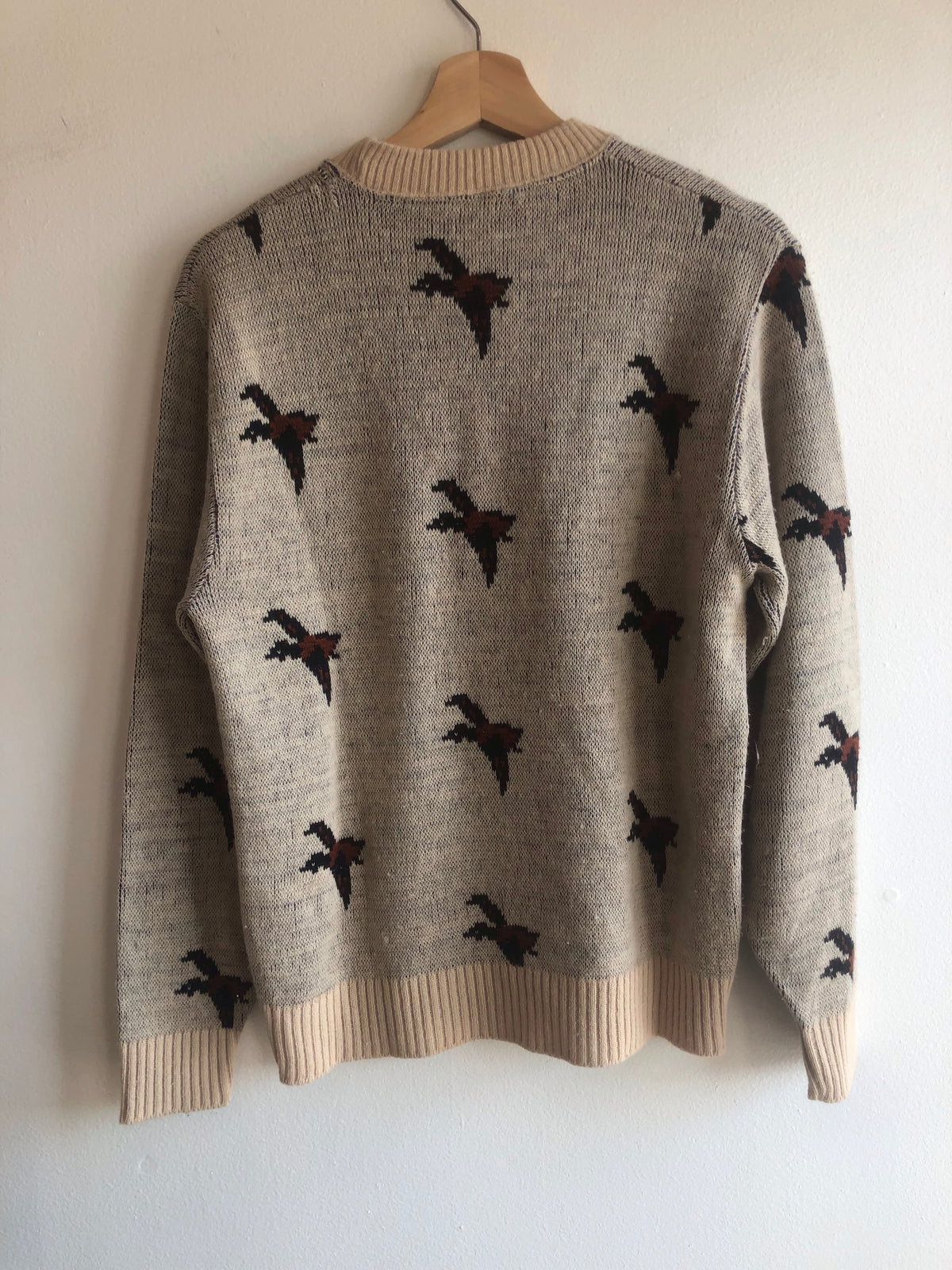 Vintage 1960’s Novelty Duck Print Sweater - La Lovely Vintage 