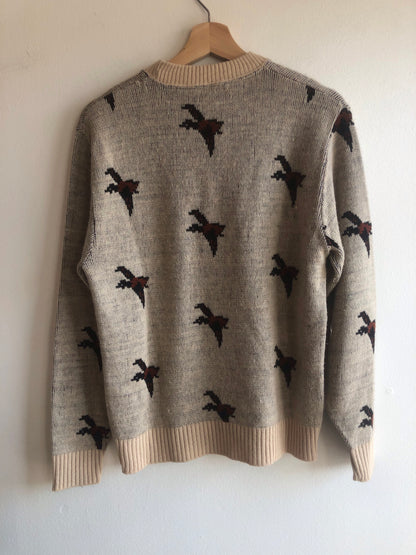 Vintage 1960’s Novelty Duck Print Sweater - La Lovely Vintage 