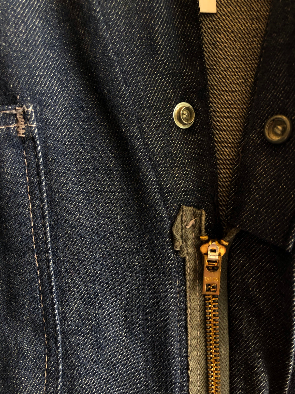 Vintage 1960s/1970s Selvedge Denim Coveralls - La Lovely Vintage 