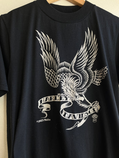 Vintage 1983 Harley Davidson Tattoo T-Shirt - La Lovely Vintage 