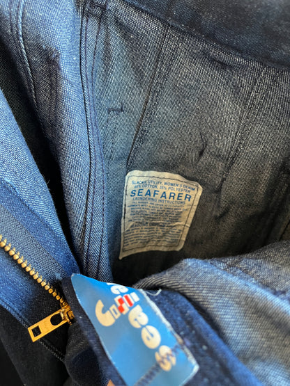 Vintage 1970's Seafarer Flared Denim Jeans - La Lovely Vintage 