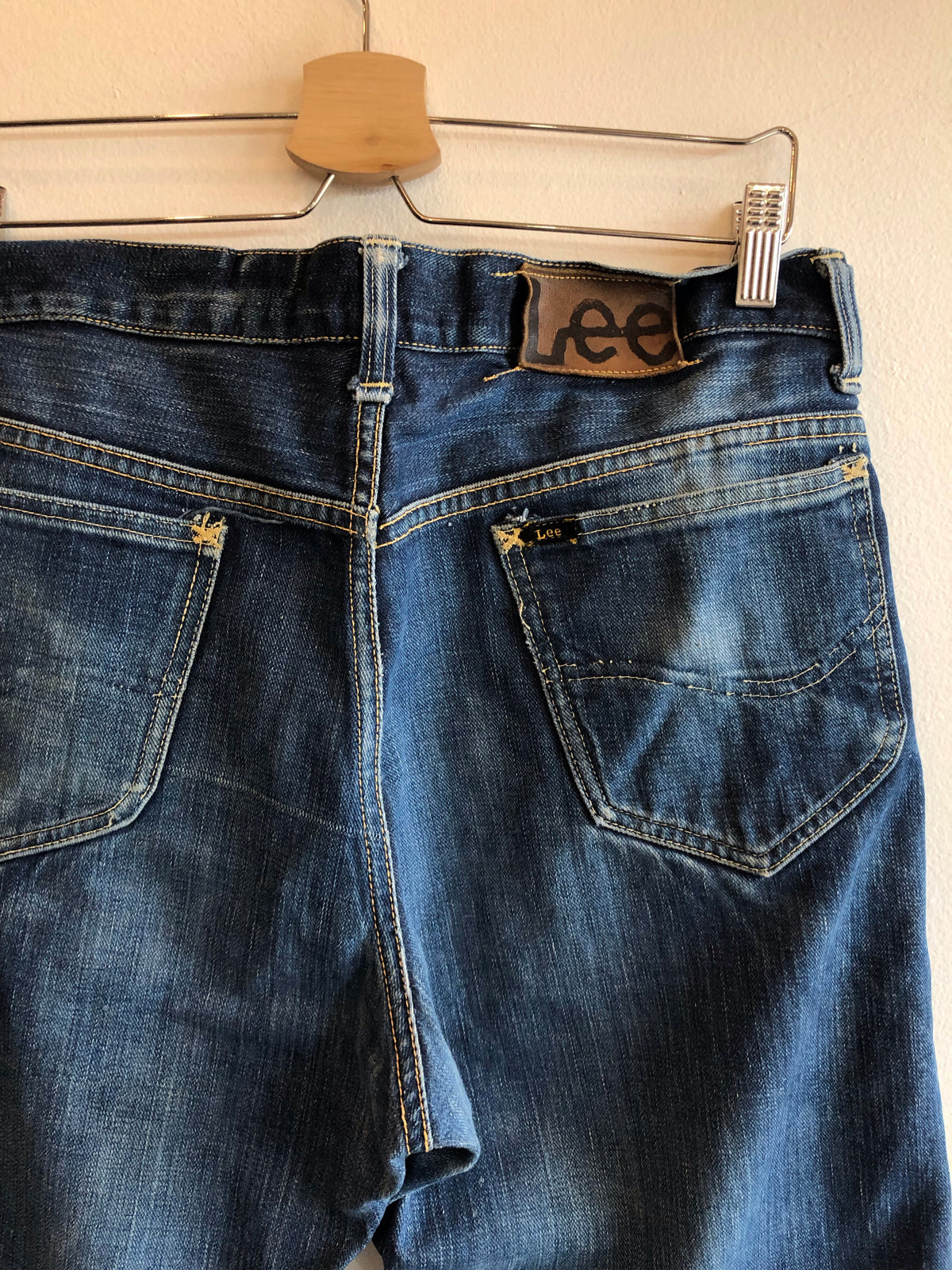 Vintage 1950’s Lee Riders Center Patch Denim Jeans - La Lovely Vintage 