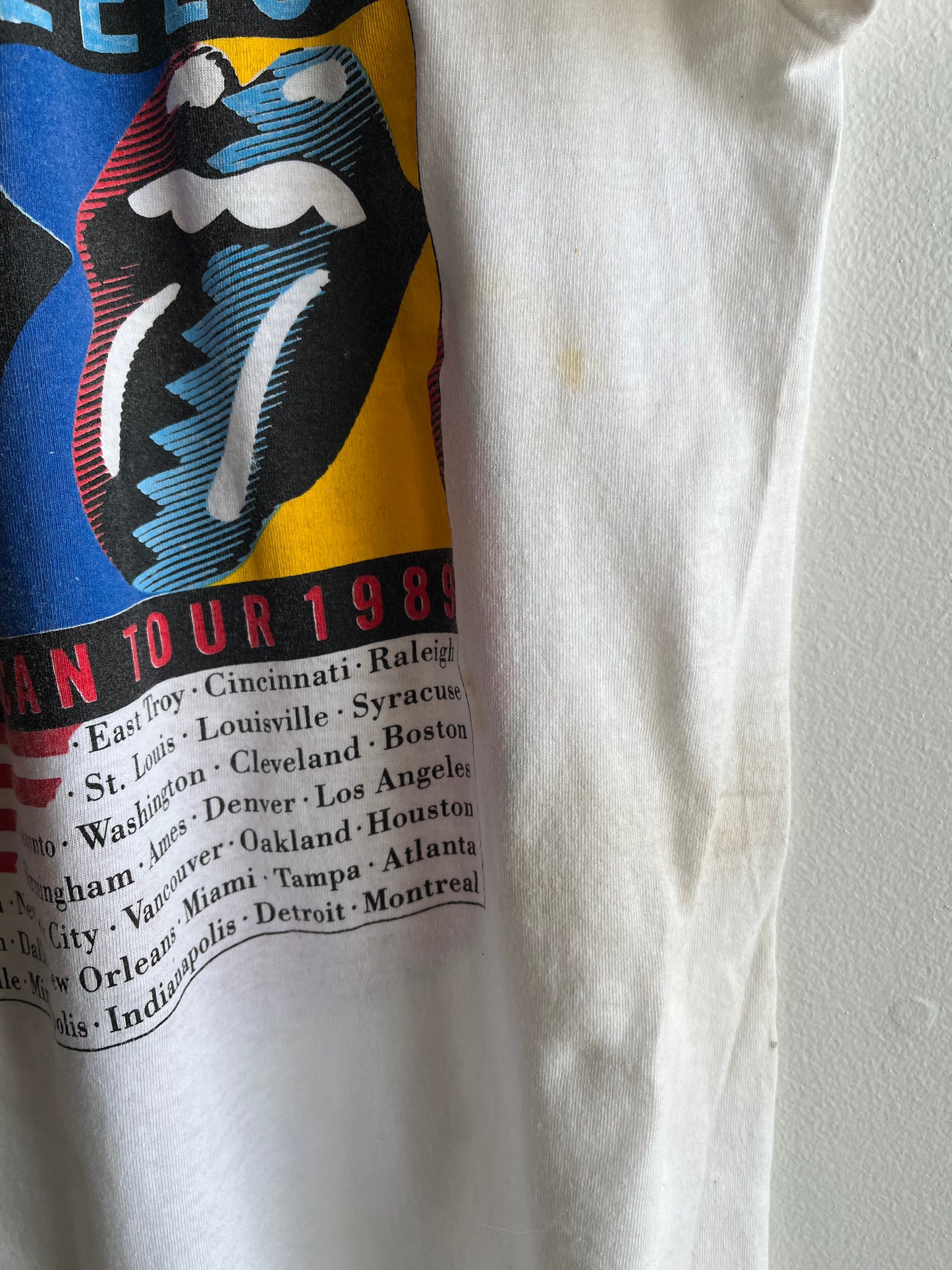 Vintage 1989 Rolling Stones Tour T-Shirt - La Lovely Vintage 