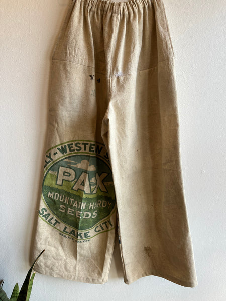 Double Down Vintage -  Antique Feedsack Trousers