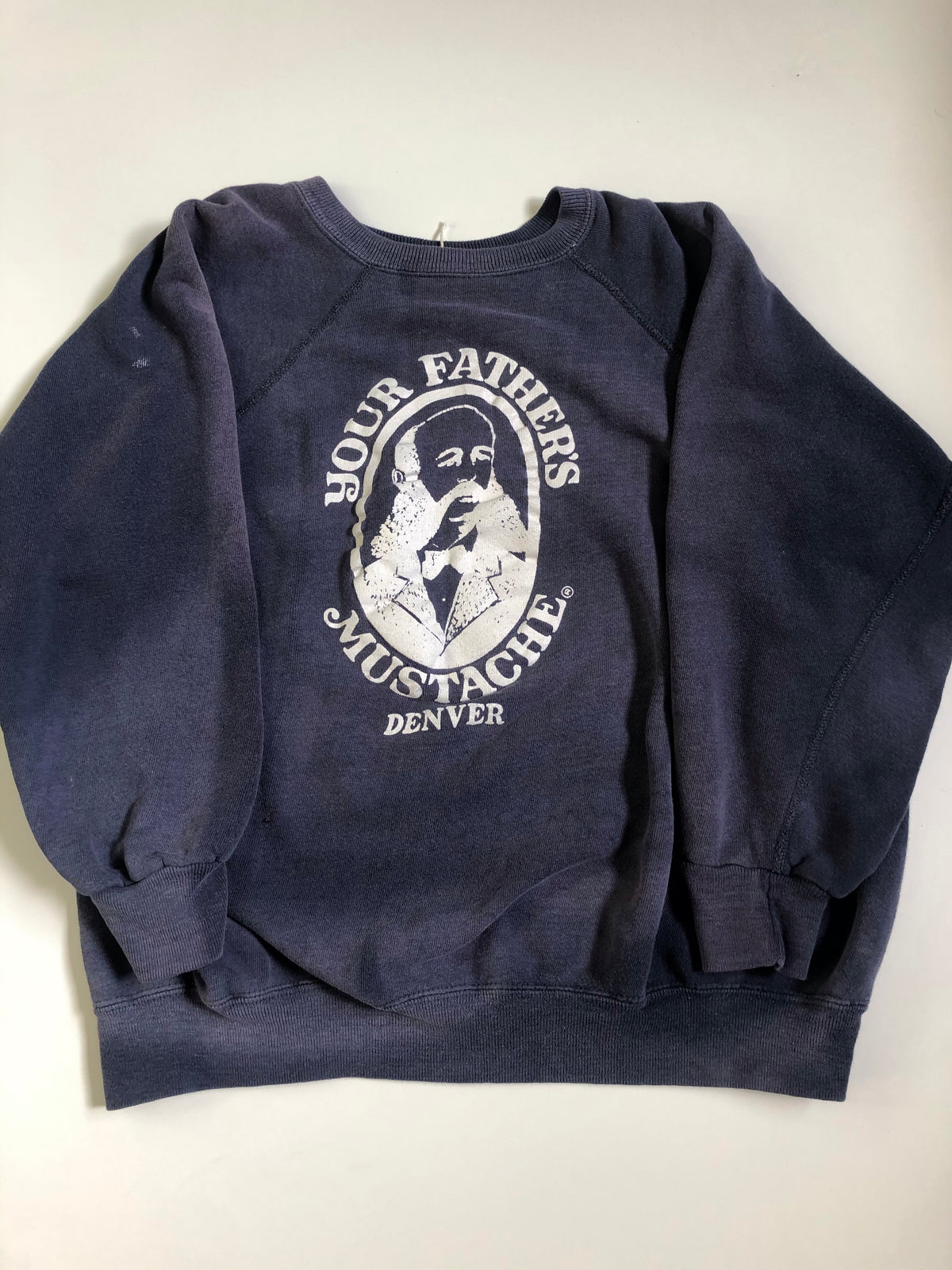 Vintage Faded 1970’s ”Your Father’s Mustache” Sweatshirt - La Lovely Vintage 